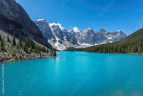 Moraine lake in Banff National Park, Canada. © lucky-photo