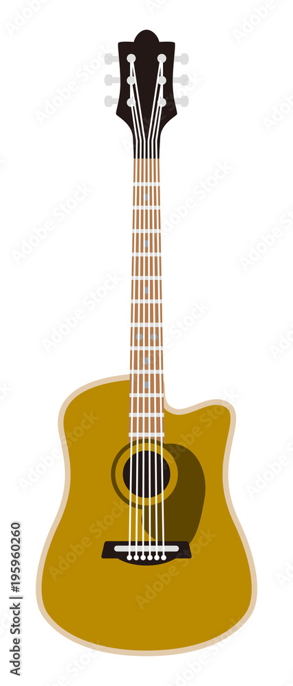 Obraz premium Musical Instrument -Acoustic Guitar