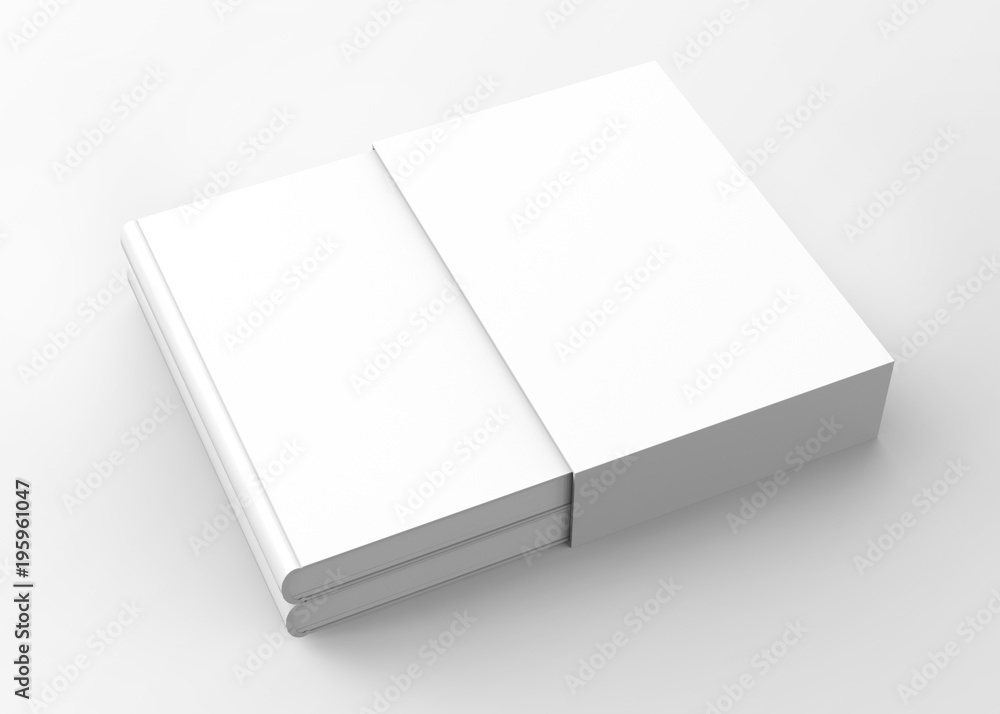 Blank book with cardboard box cover Blank book with cardboard box cover