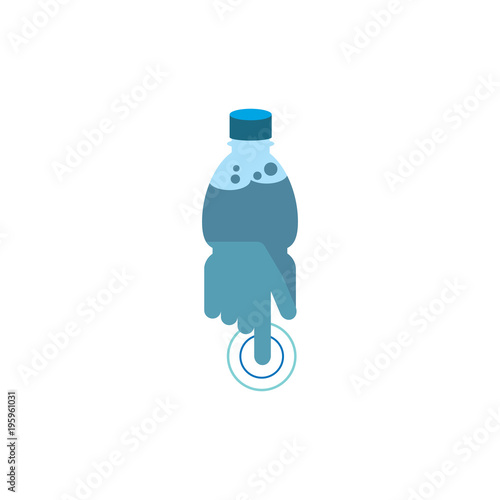 Touch Bootle Logo Icon Design