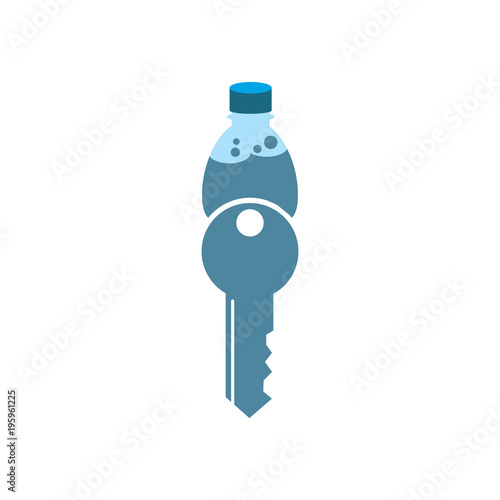 Key Bootle Logo Icon Design