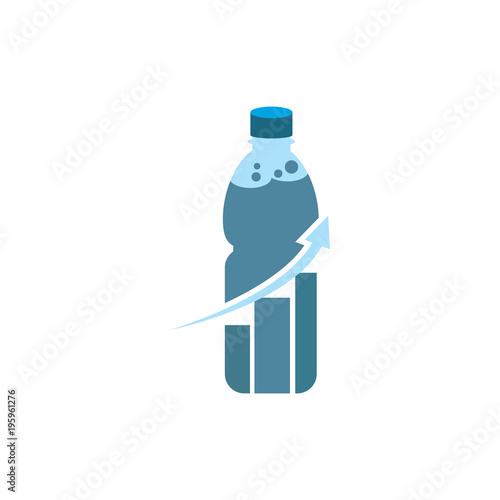 Graph Bootle Logo Icon Design