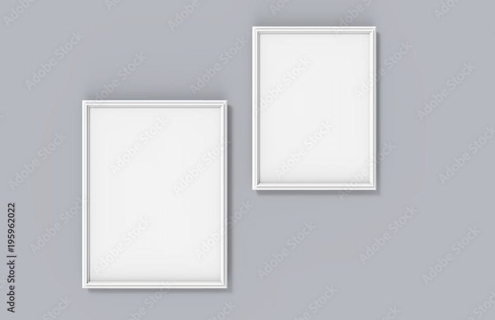 Blank picture frame mockup Blank picture frame mockup