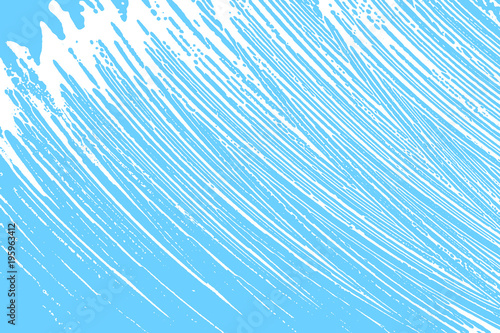 Natural soap texture. Adorable light blue foam trace background. Artistic mesmeric soap suds. Cleanliness, cleanness, purity concept. Vector illustration.