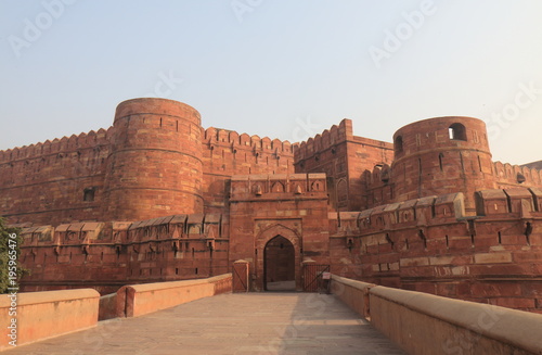 Fototapeta Amar Singh gate Agra fort historical architecture Agra India