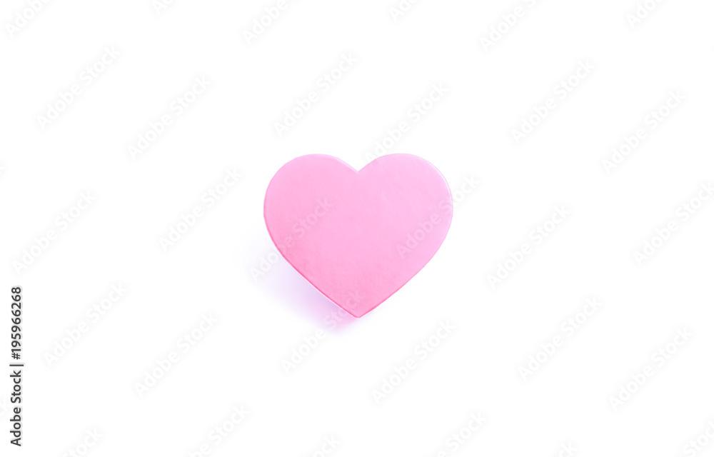 Image of heart mark, love, card with messages.  copy space      ハートマーク、恋愛、寄せ書き用フォーマットのイメージ　白色背景 