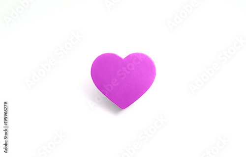 Image of heart mark, love, card with messages. copy space ハートマーク、恋愛、寄せ書き用フォーマットのイメージ 白色背景 