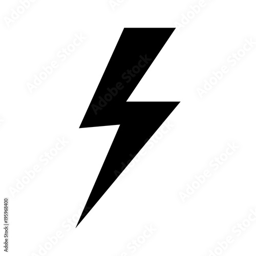lightning icon vector