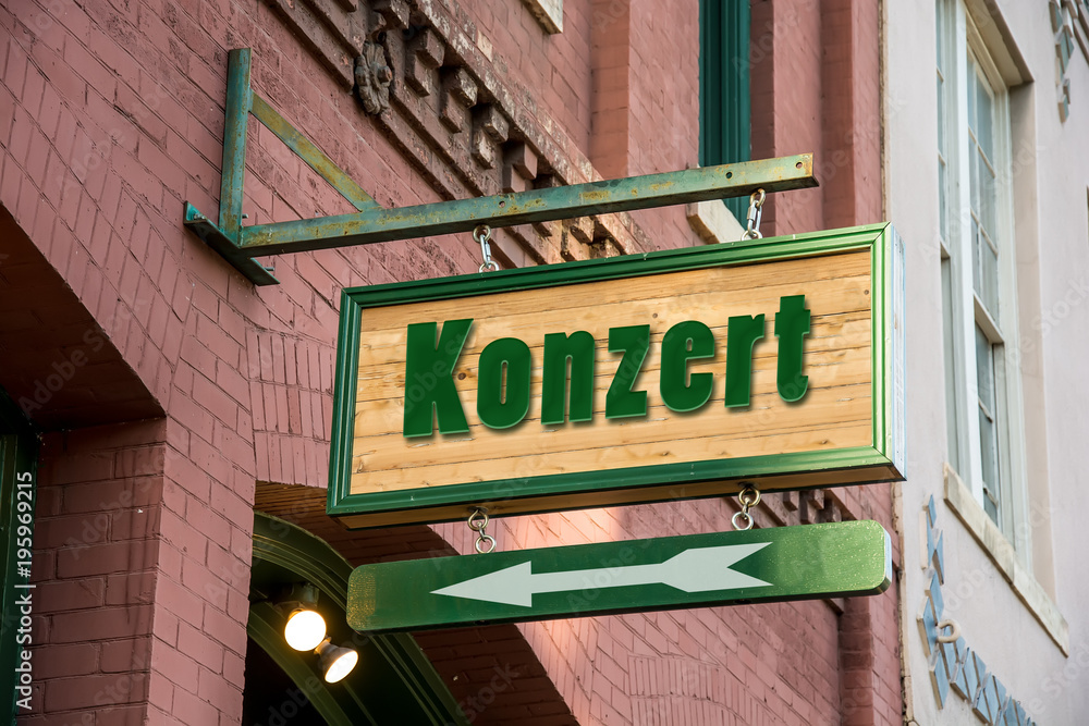 Schild 277 - Konzert Schild 277 - Konzert