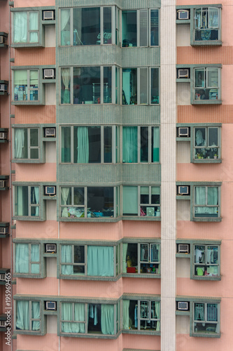 Windows of apartmens in Hong Kong, China © Maks_Ershov