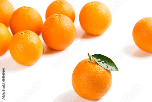 Some of orange fruits.