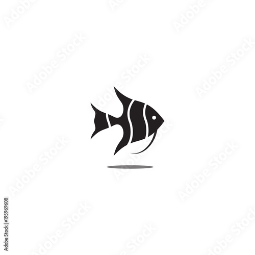 Angelfish vector icon
