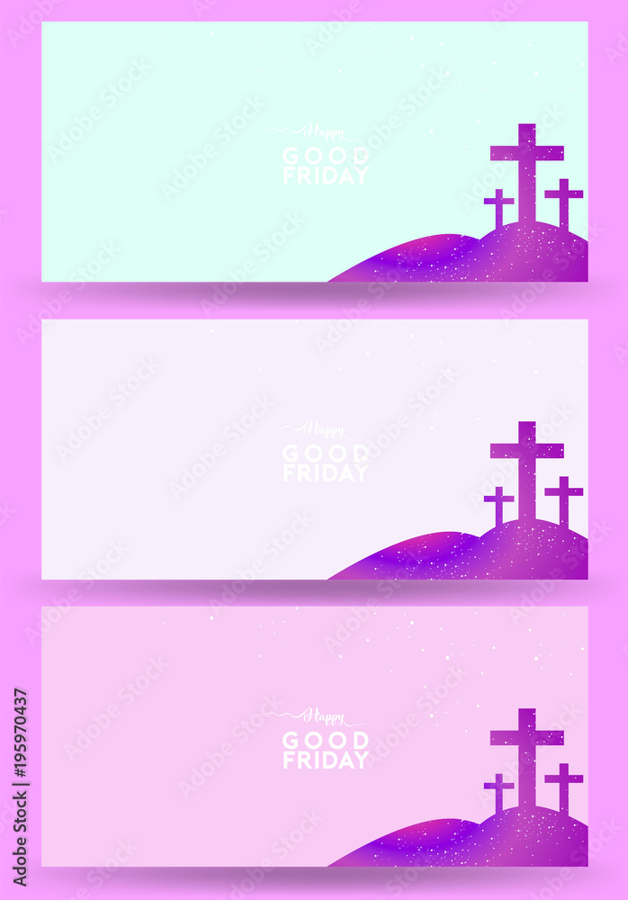 Fototapeta premium Good Friday background design