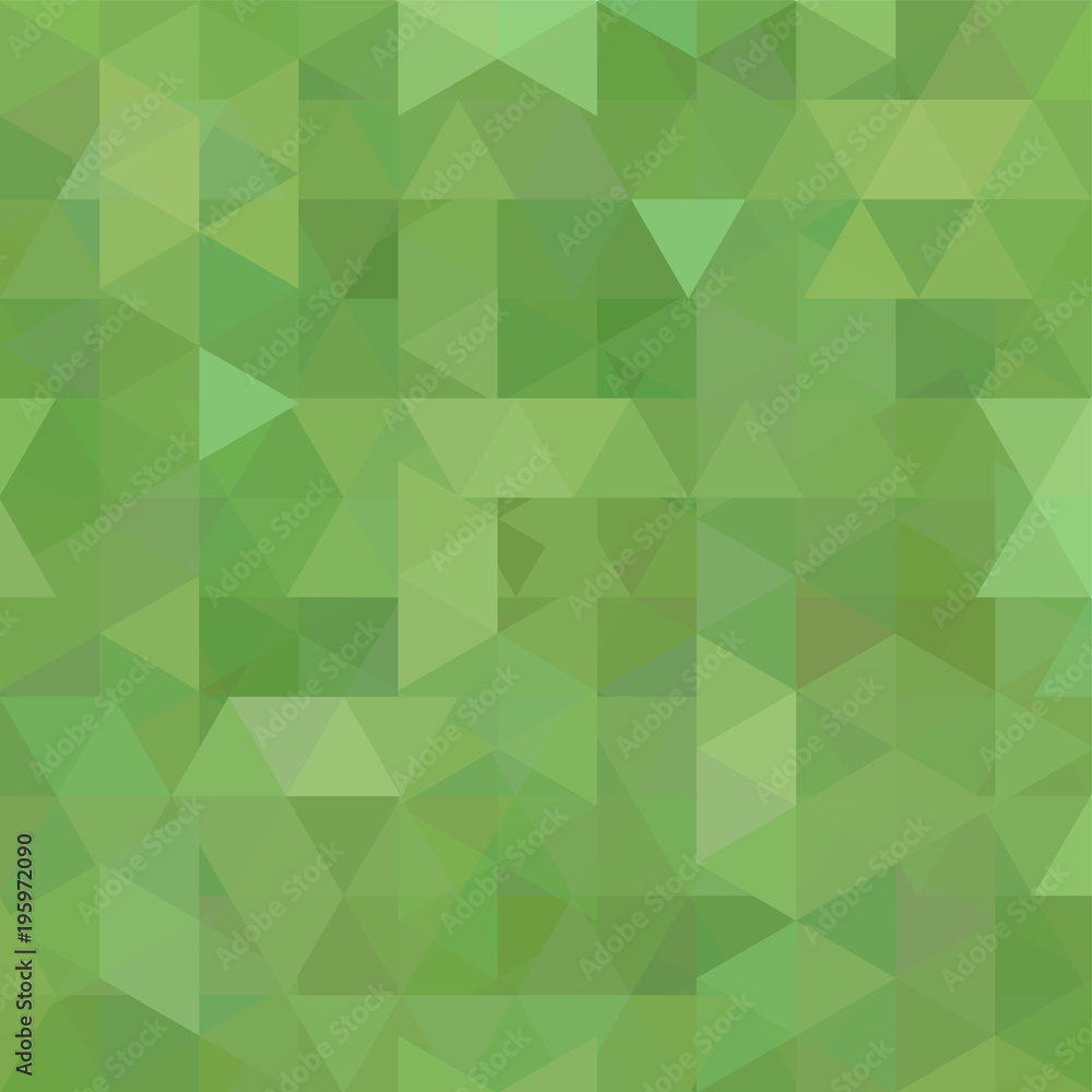 Obraz premium Abstract vector background with triangles. Green geometric vector illustration. Creative design template.