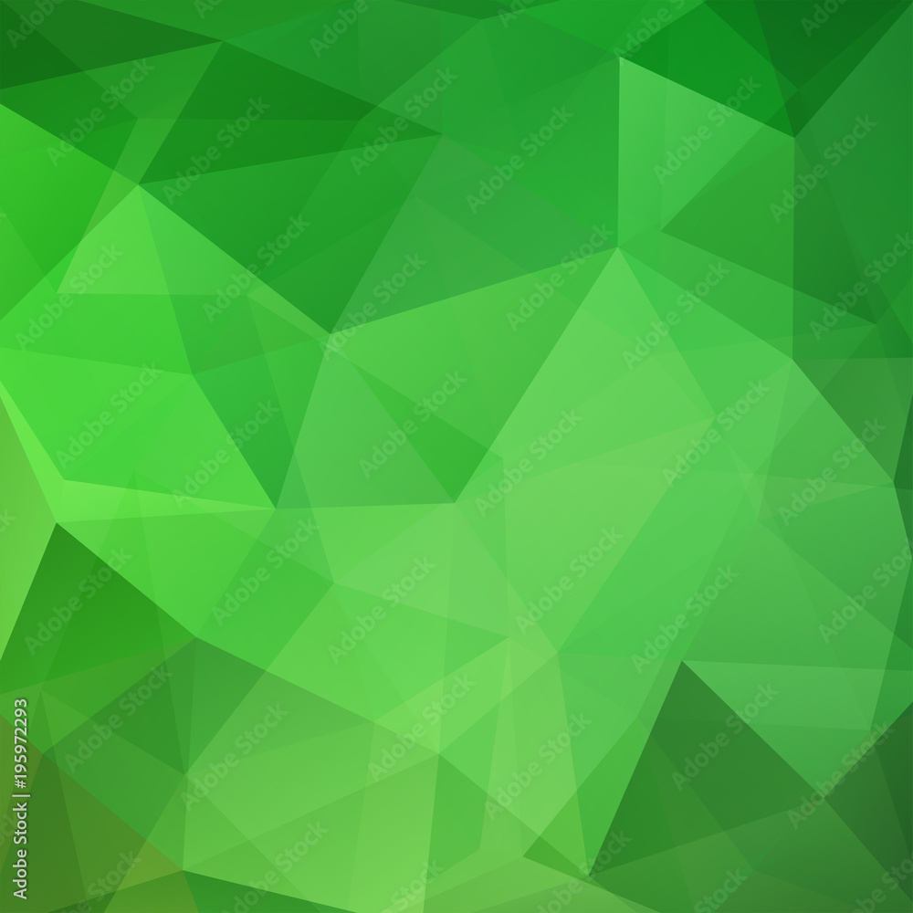 Background made of green triangles. Square composition with geometric shapes. Eps 10 Background made of green triangles. Square composition with geometric shapes. Eps 10