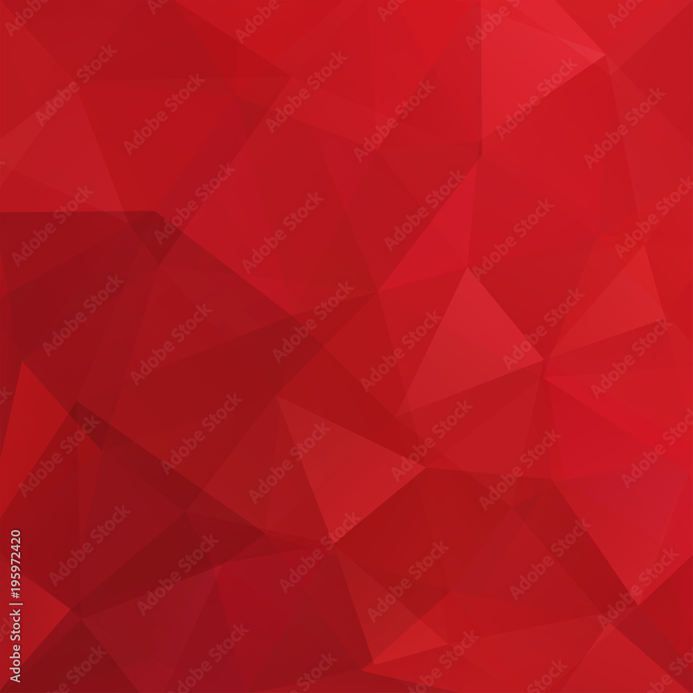 Obraz premium Abstract geometric style red background. Red usiness background Vector illustration