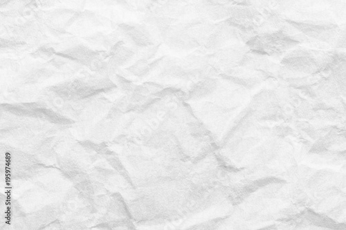 Blank paper texture made with parchment or wrinkled paper, white abstract background
