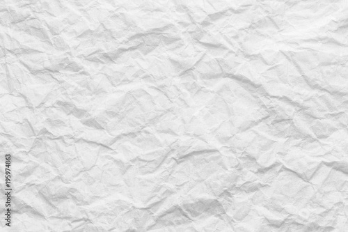 Creased paper texture, white paper sheet, background