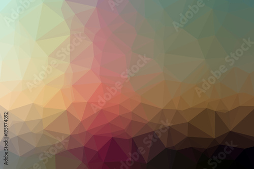 vector multicolored abstract background of effect geometric triangles