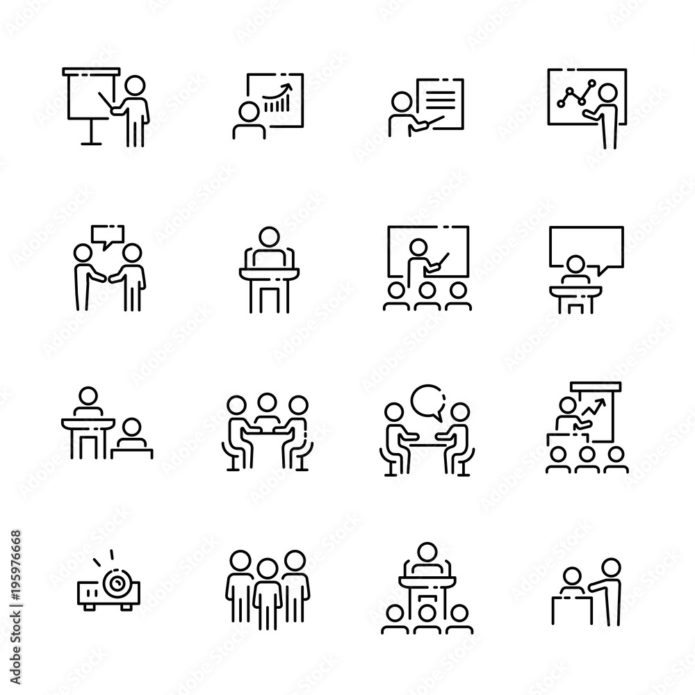 Business work icon set, vector eps10 Business work icon set, vector eps10
