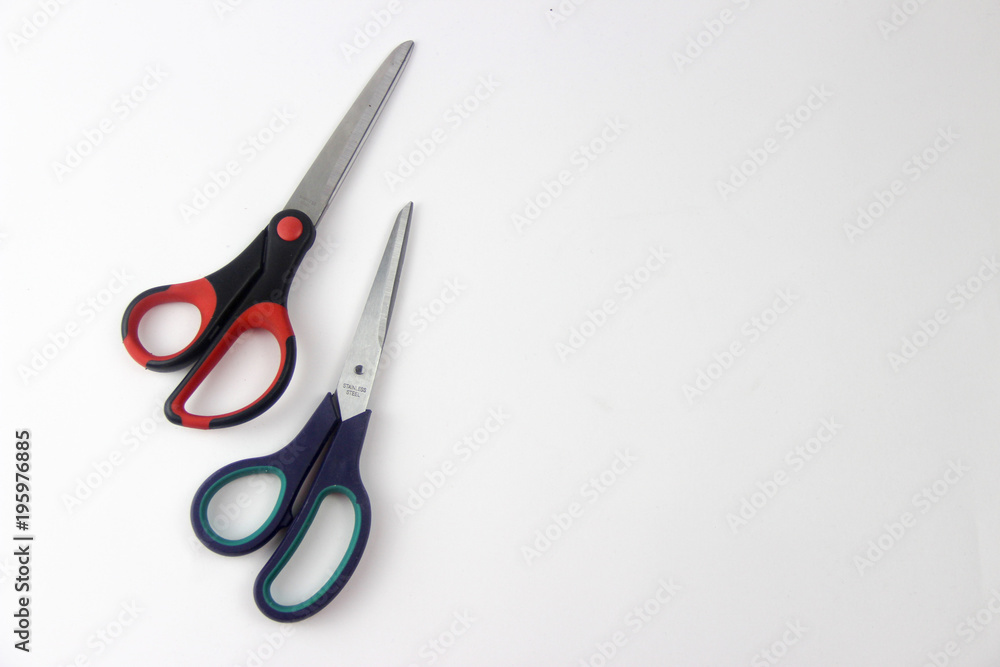 Endolar scissors on a white background Endolar scissors on a white background