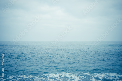Stormy sea waves. Abstract nature landscape background