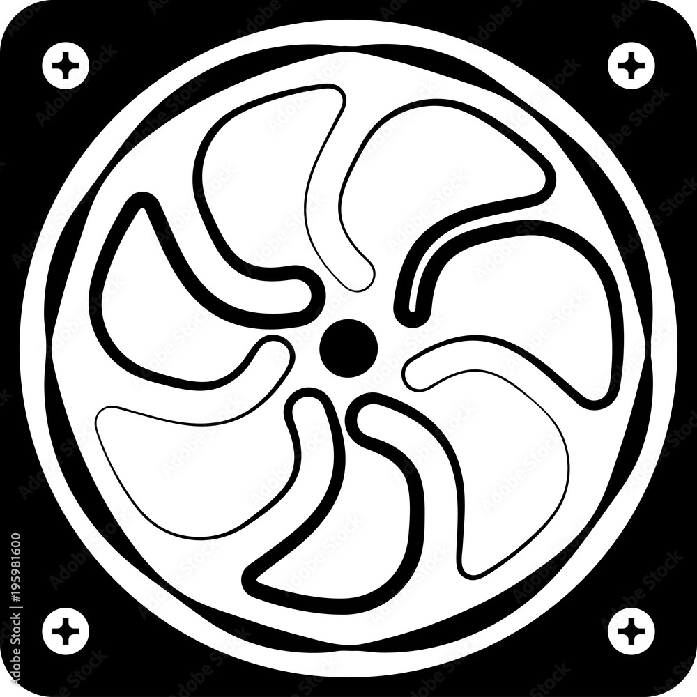Computer Fan Icon