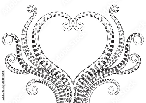 Hand Drawn Tentacle Illustrations