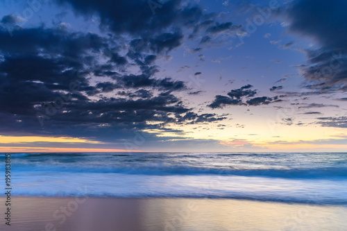 Fototapeta Naklejka Na Ścianę i Meble -  Sunrise Seascape and Beach