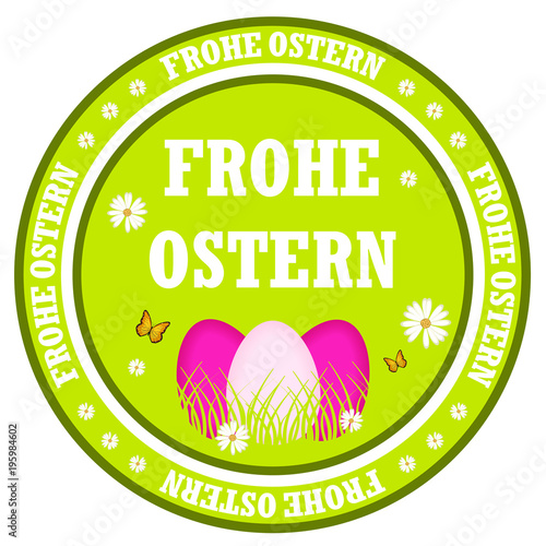 Sticker, Frohe Ostern