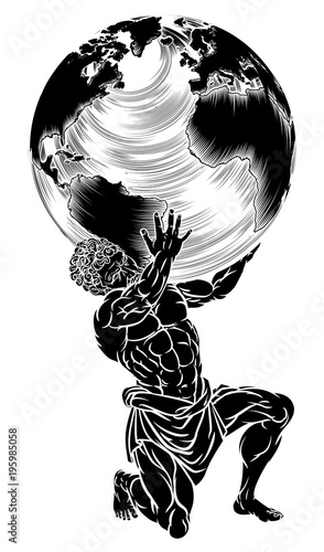 Atlas Titan Holding Globe