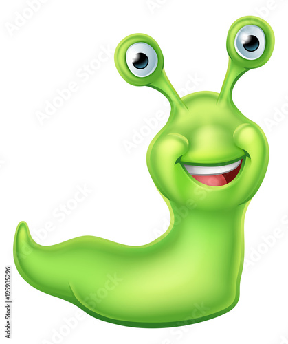Slug Cartoon Character