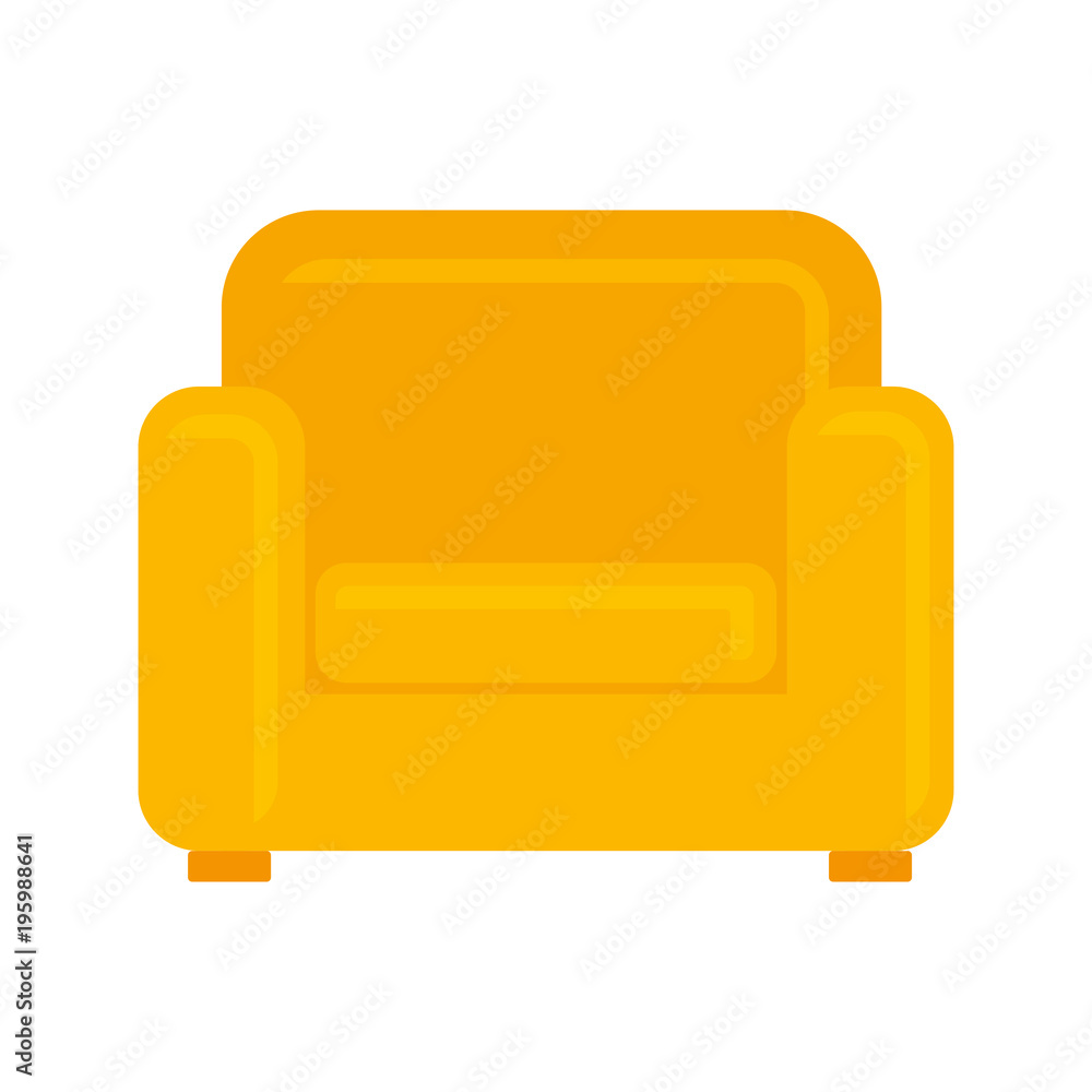 Armchair vector illustration Armchair vector illustration