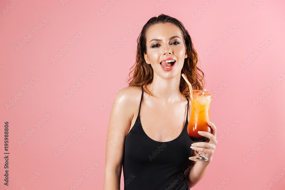 Fashion portrait of a seductive young woman Fashion portrait of a seductive young woman