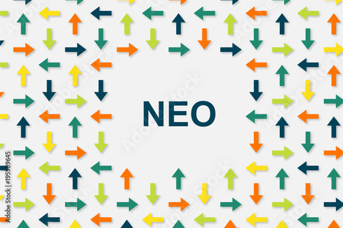 Wallpaper Pfeile - NEO Schrift