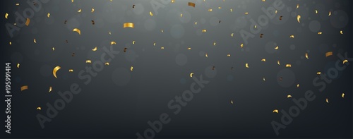 Celebrations with Gold confetti 