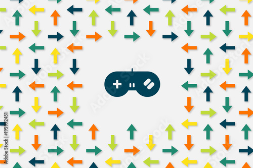 Wallpaper Pfeile - Retro Controller