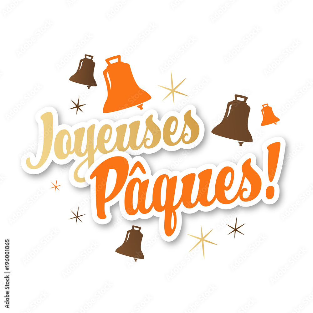 Fototapeta premium Joyeuses Pâques