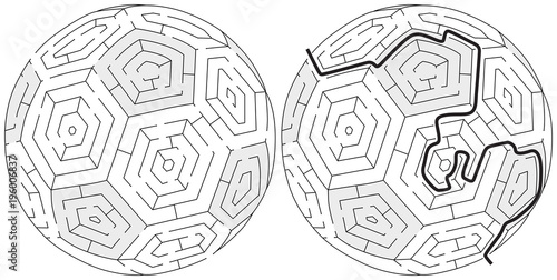 Easy ball maze