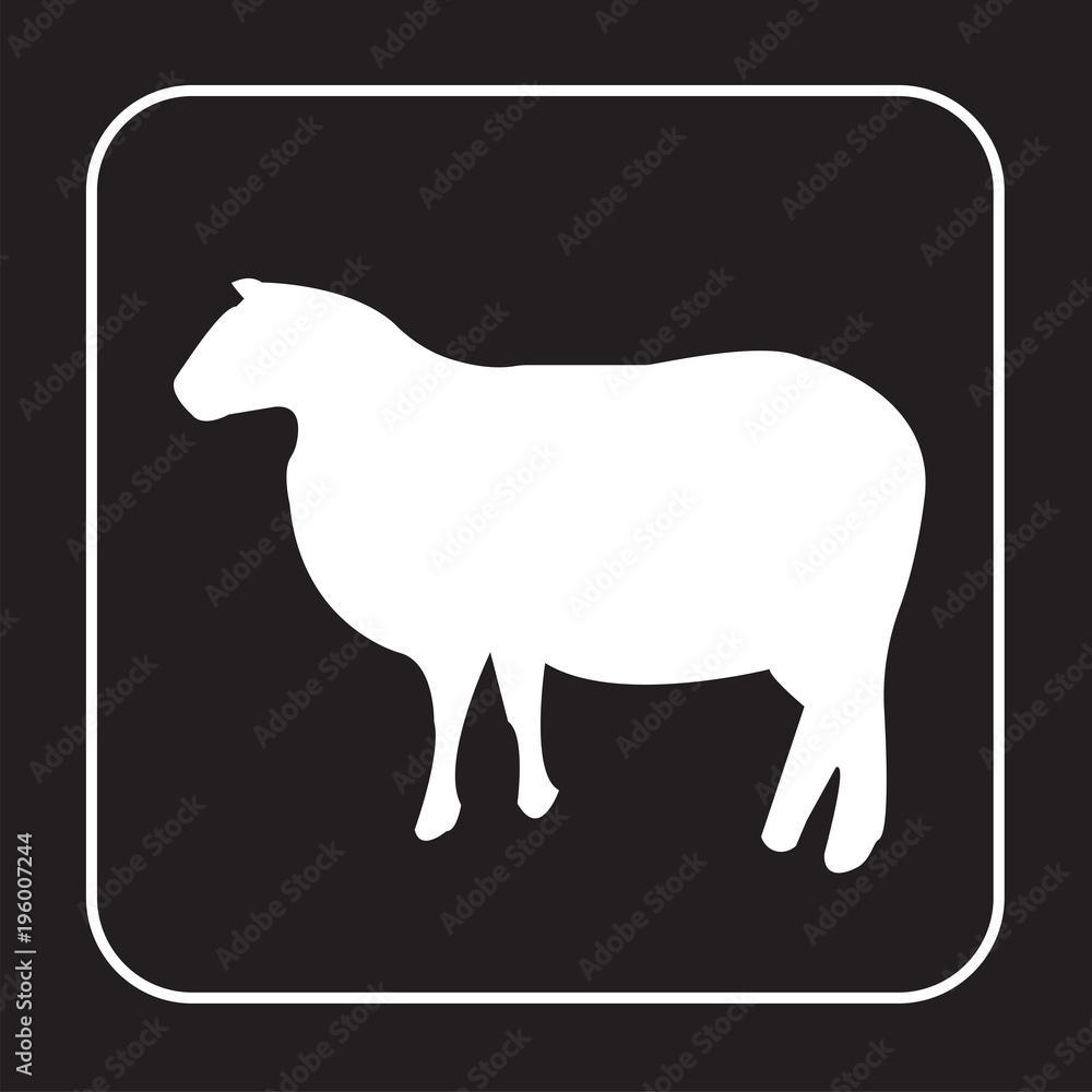 white sheep silhouette clip art on black background white sheep silhouette clip art on black background