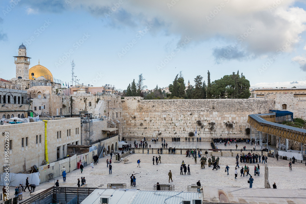 Fototapeta premium western wall in Jerusalem, Israel