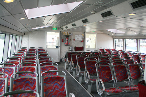 Interior water-bus on The Oude Maas