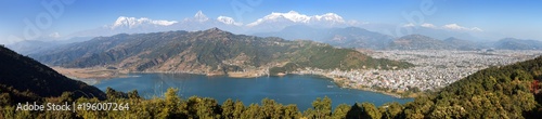 mount Annapurna, Dhaulagiri and Manaslu panorama