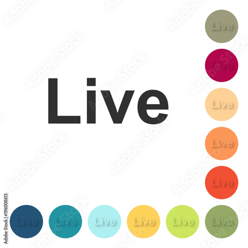 Farbige Buttons - Live