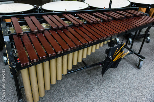 Fototapeta vibraphone queued up with the other percussion instruments