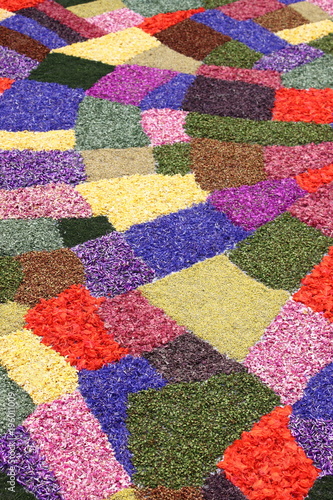 Multicolored floral carpet © alessandro0770