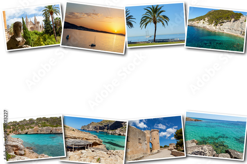 collage travel Spain Palma de Mallorca
