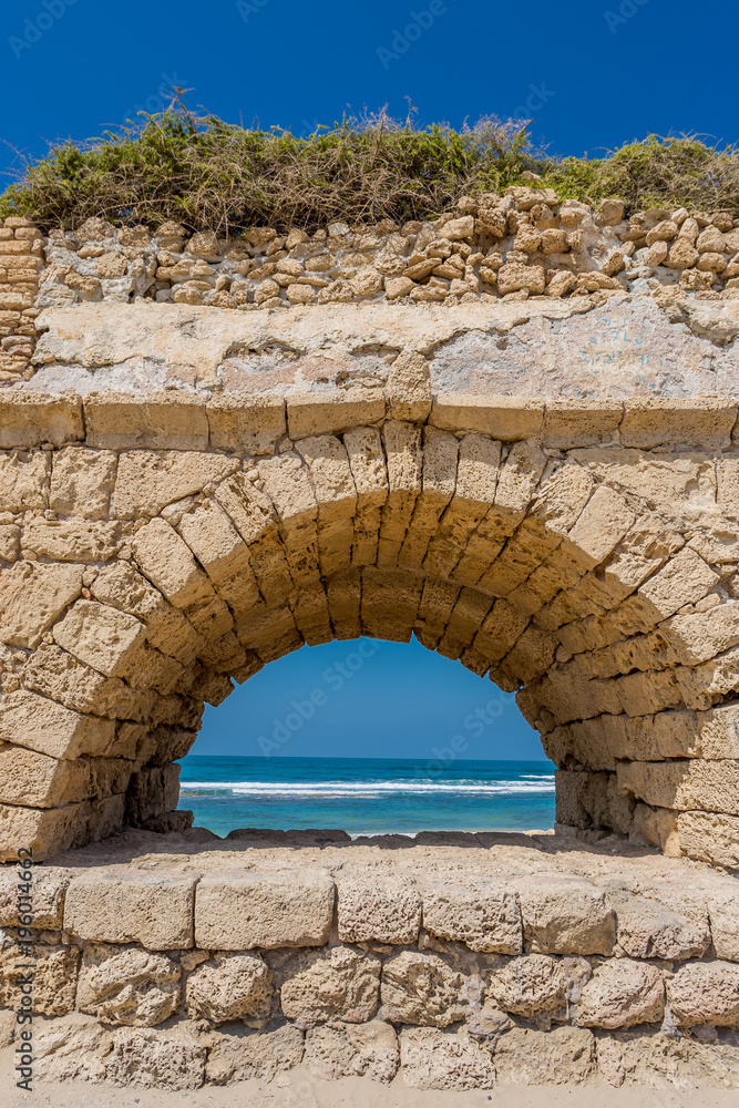 Aqueduct of Caesarea in Israel Aqueduct of Caesarea in Israel