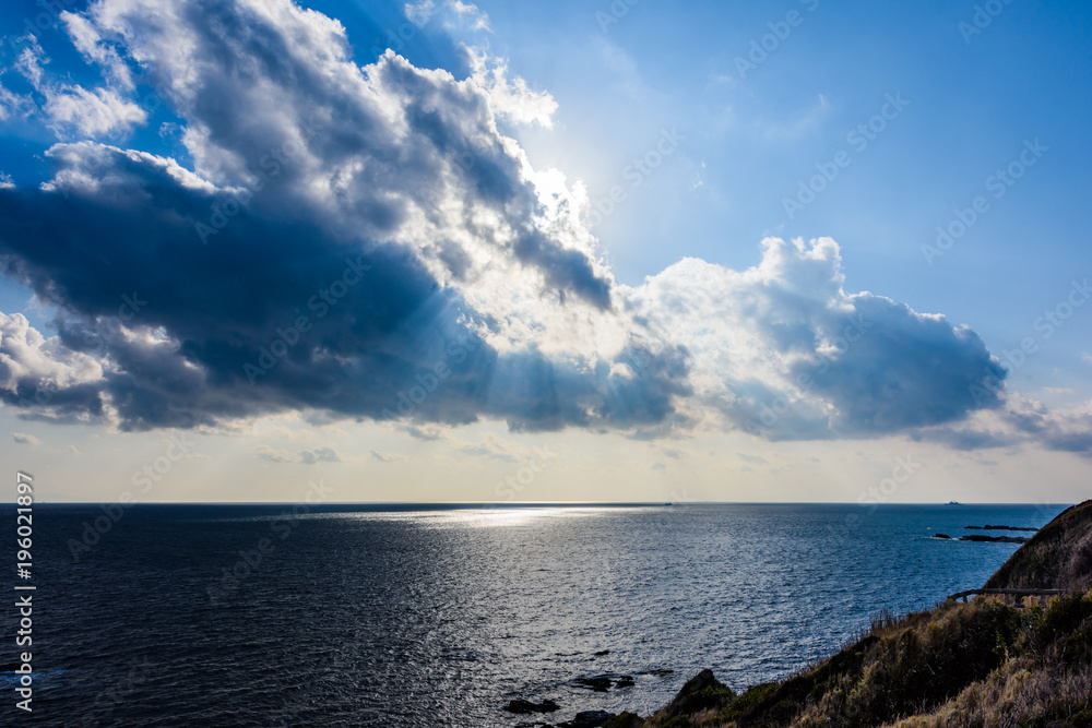 Obraz premium 城ヶ島 Horizon and sky