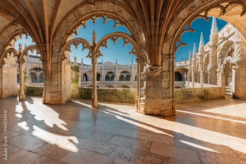 Fotografiet Jeronimos monastery in Lisbon, Portugal.